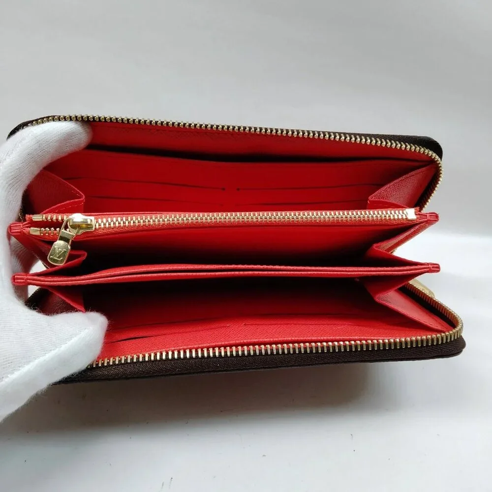 Authentic Louis Vuitton Long Wallet Brown Damier mn480-021526 - Picture 5 of 9